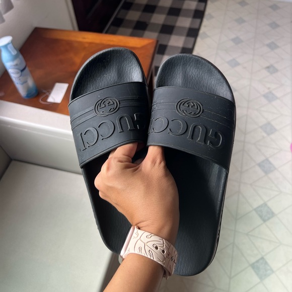 Gucci Shoes Gucci Pool Slides Poshmark